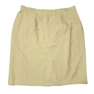 Le Suit Womens Beige KneeLength Straight Skirt Size 3X 22/24